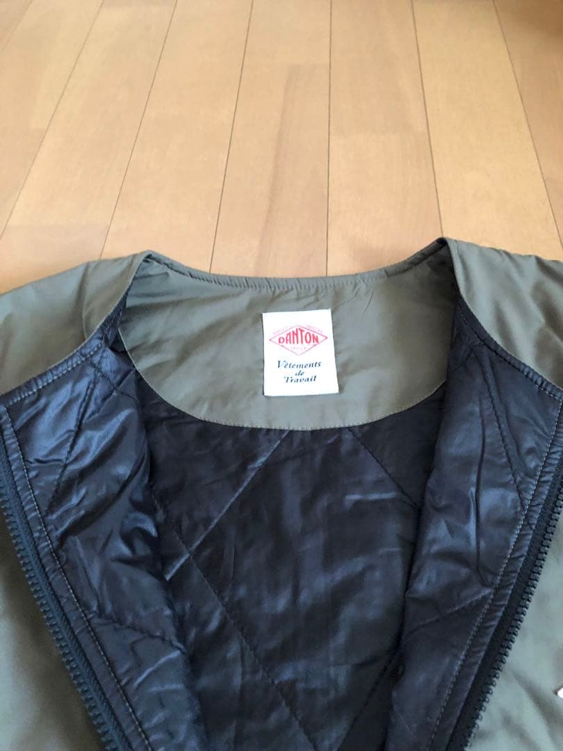 【専用】DANTON | 〈別注〉 ポリエステルタフタ ノーカラーブルゾン