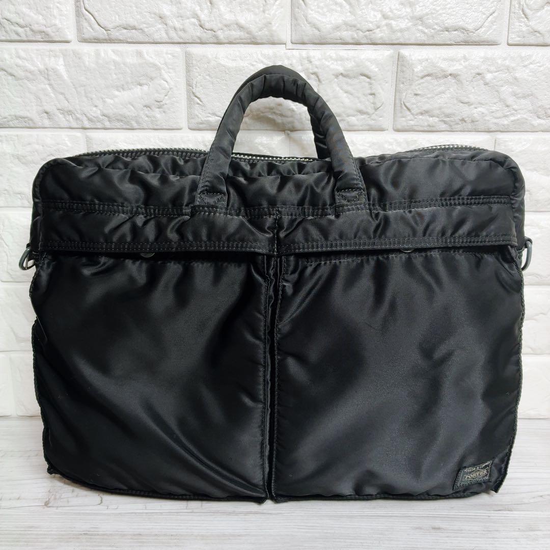 PORTER タンカー ブリーフケース ブラック ナイロン 黒 通勤 A4 通学