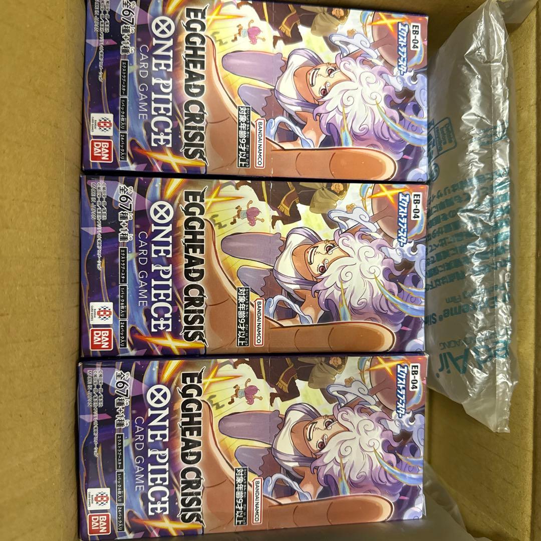 EGGHEAD CRISIS ONE PIECEカードゲーム 3個セット