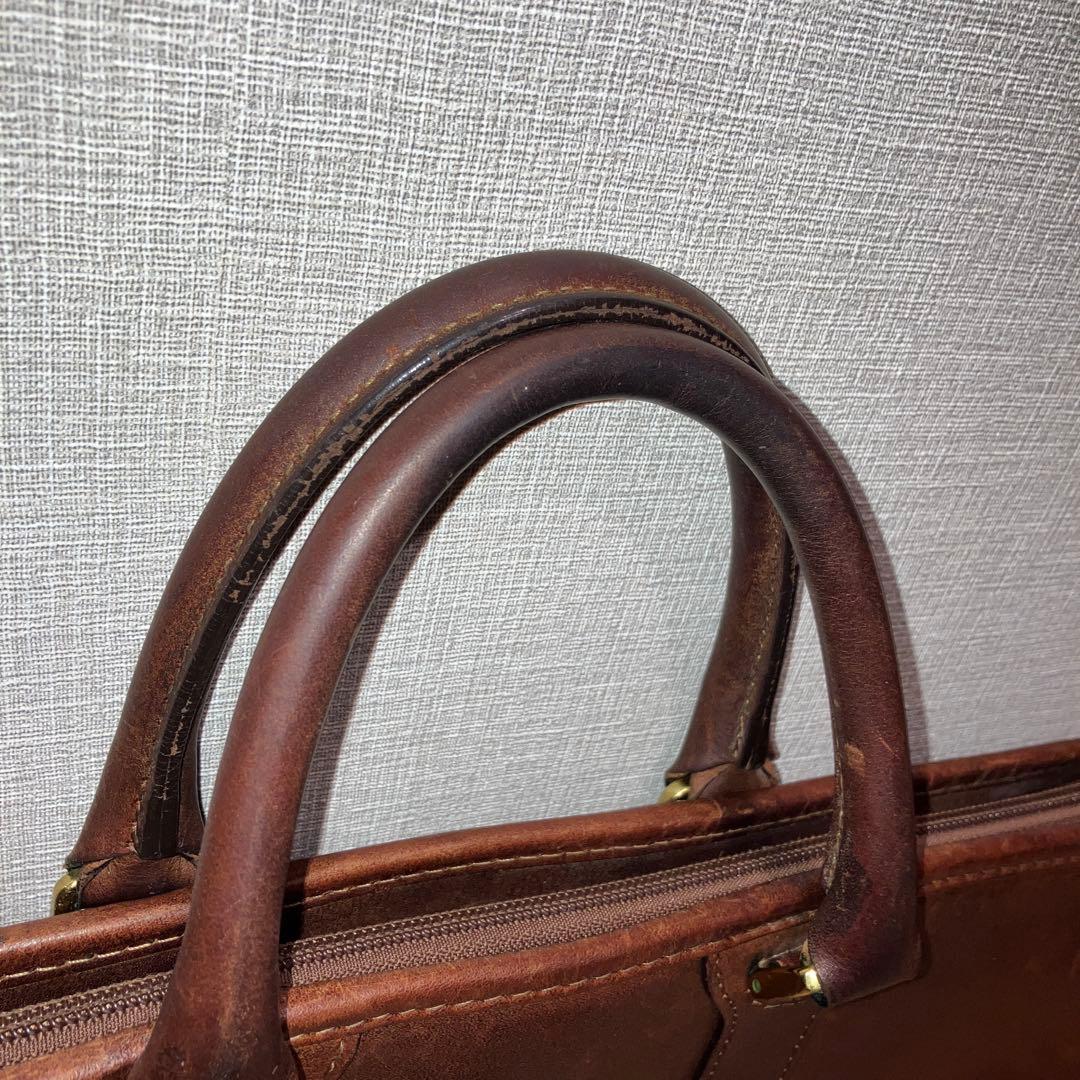 INDEED（インディード）ブリーフケース　ボルサ　ブラウン　オイルレザー