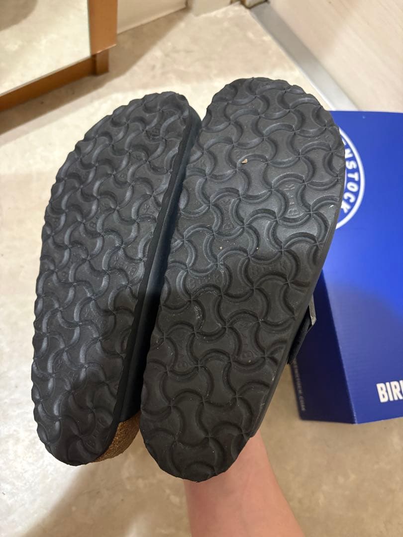 BIRKENSTOCK ボストン BOSTON オイルドレザー　ブラック　美品