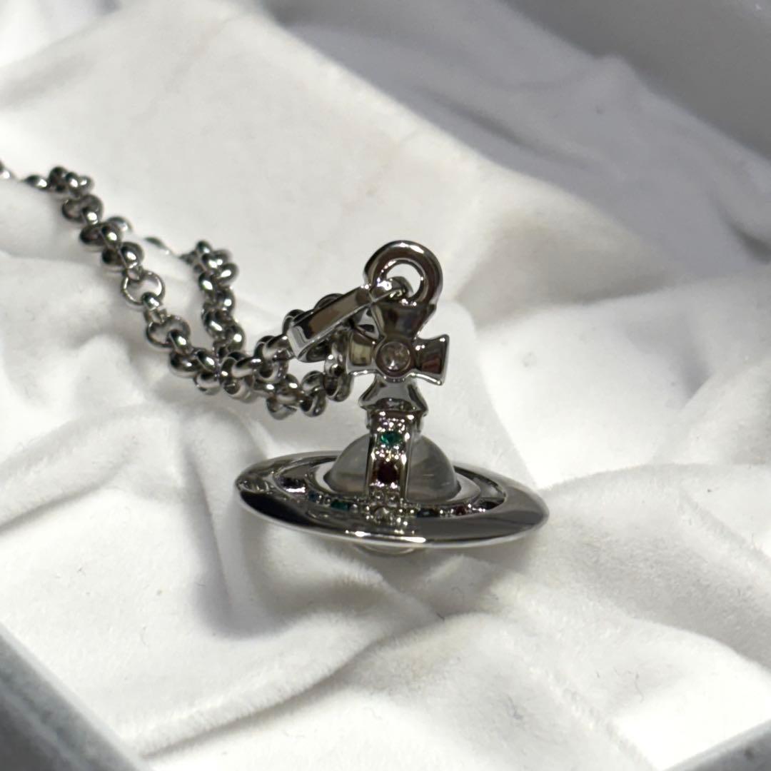 未使用級　正規品　ヴィヴィアンウエストウッド　3Dプチオーブネックレス 長さ45