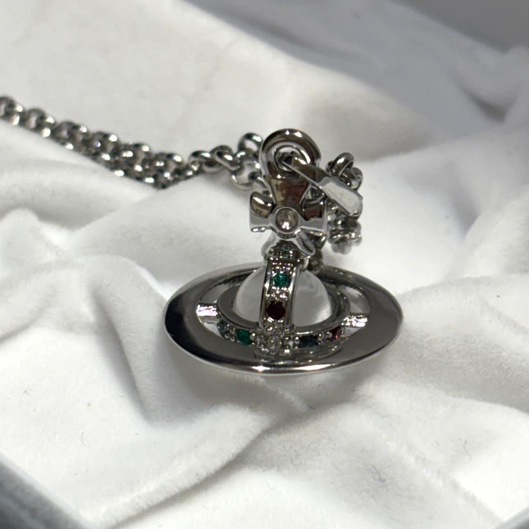 未使用級　正規品　ヴィヴィアンウエストウッド　3Dプチオーブネックレス 長さ45