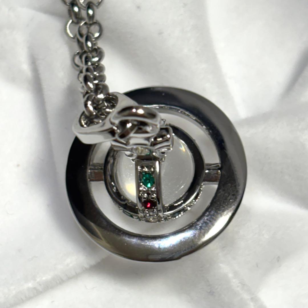 未使用級　正規品　ヴィヴィアンウエストウッド　3Dプチオーブネックレス 長さ45