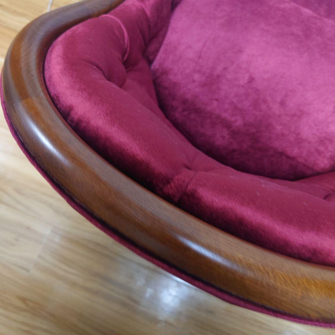 ★激レア★高級家具 カリモク ロココ調 クラシック チェスター 回転式