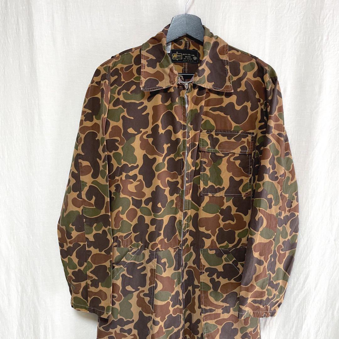 70s Kmart ダックハンターカモ 迷彩 オールインワン つなカバーオール