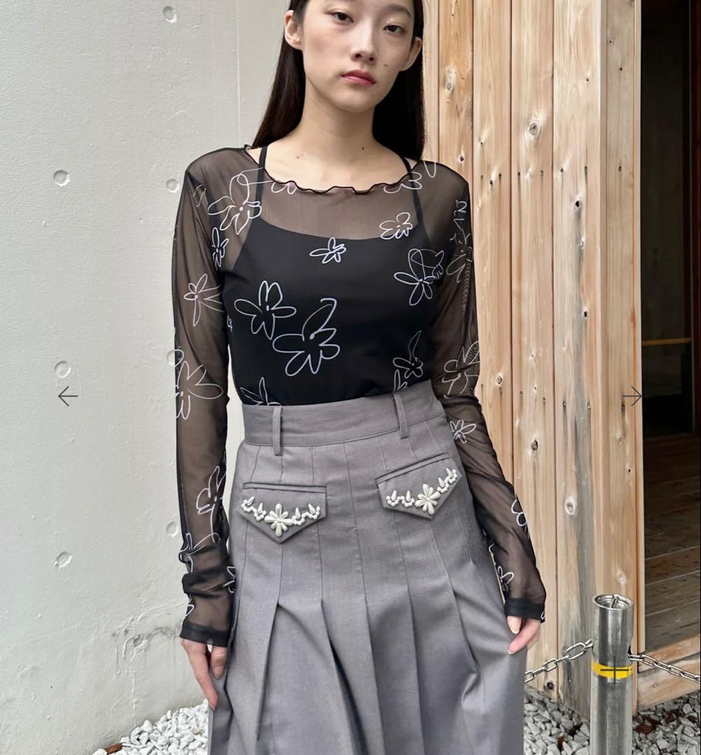 POPPY シースルートップス