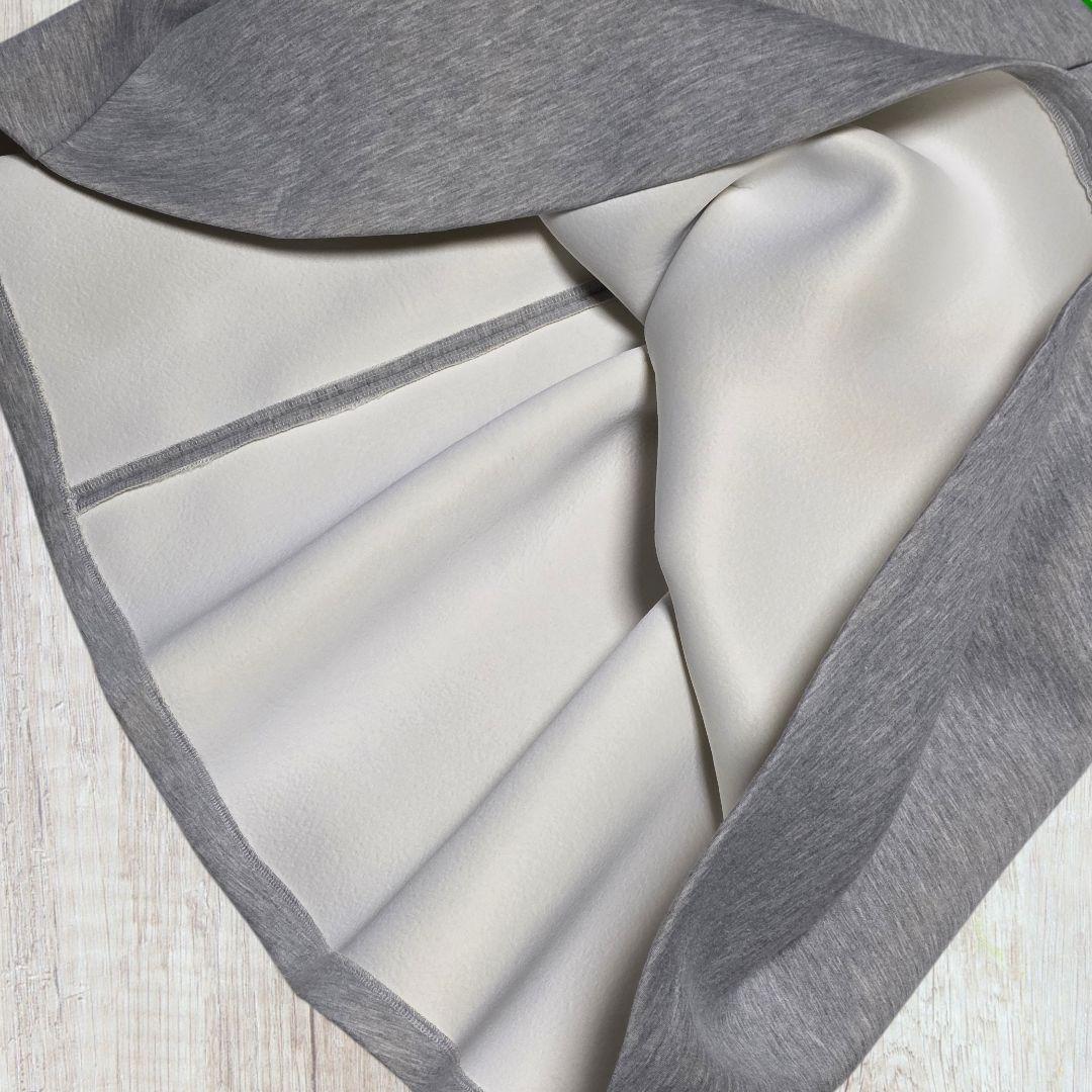 新品タグ付き Neige リボン付き バックリボンワンピース 黒・グレー