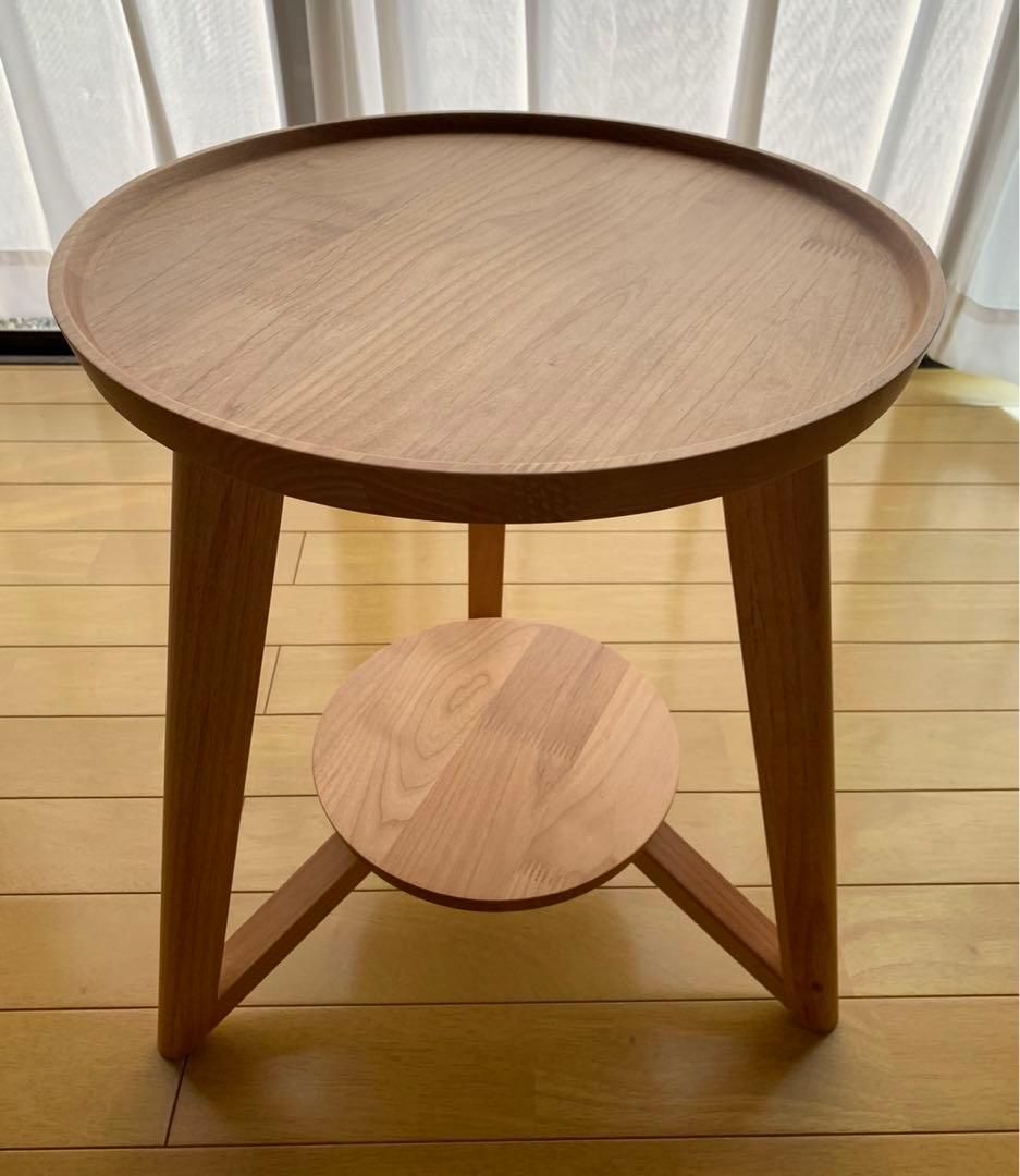 ノルディックサイドテーブル 丸 北欧 ソファテーブル ローテーブル