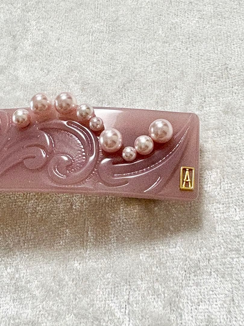 ALEXANDRE DE PARIS パール　バレッタ　アレクサンドルドゥパリ