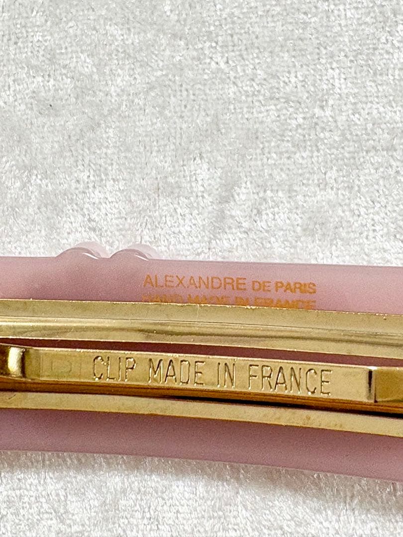ALEXANDRE DE PARIS パール　バレッタ　アレクサンドルドゥパリ