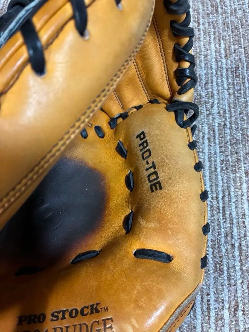 Wilson A2000 キャッチャーミット 黒/オレンジ