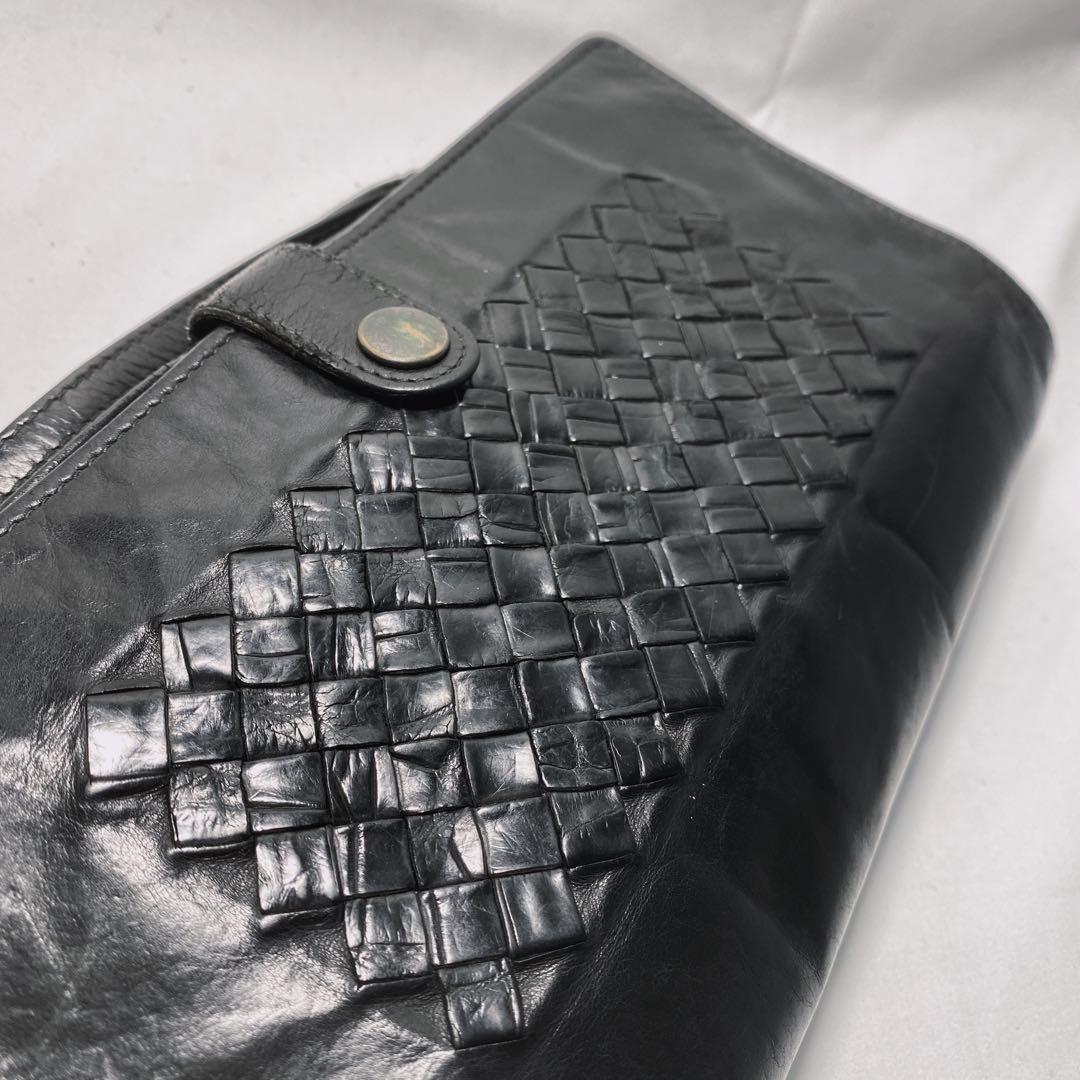 ✨希少✨ BOTTEGAVENETA ボッテガヴェネタ　クロコ　イントレチャート