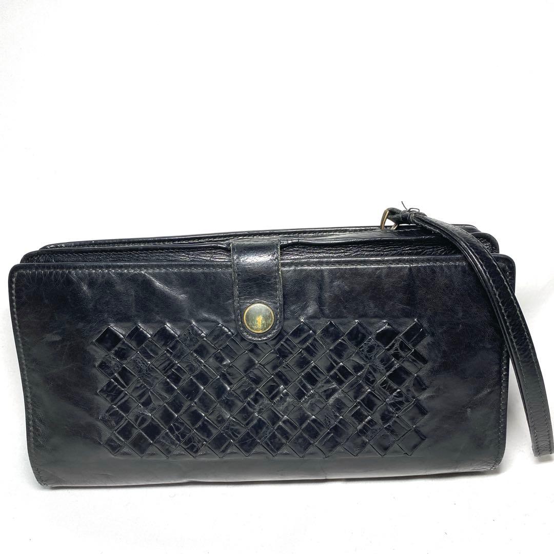 ✨希少✨ BOTTEGAVENETA ボッテガヴェネタ　クロコ　イントレチャート