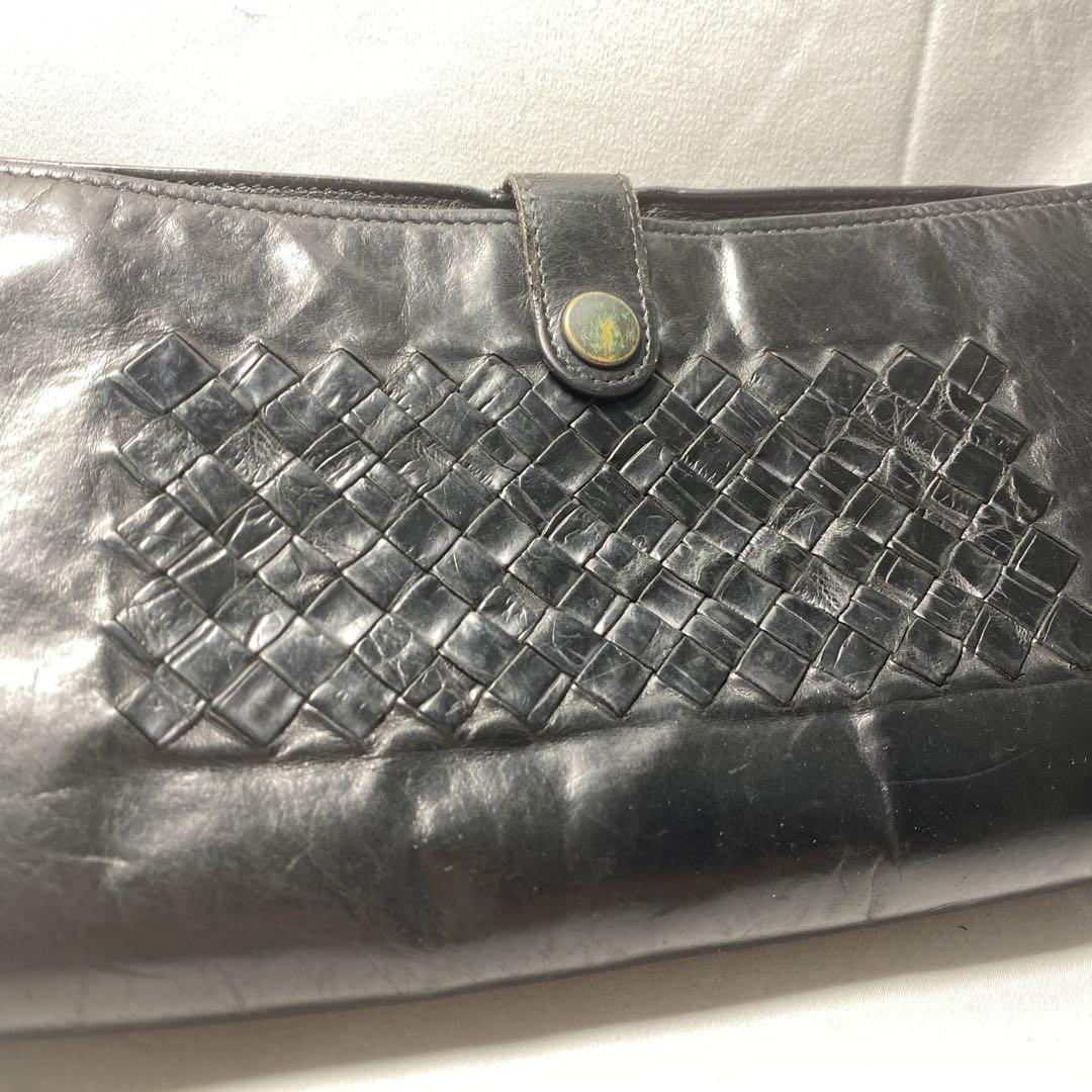 ✨希少✨ BOTTEGAVENETA ボッテガヴェネタ　クロコ　イントレチャート