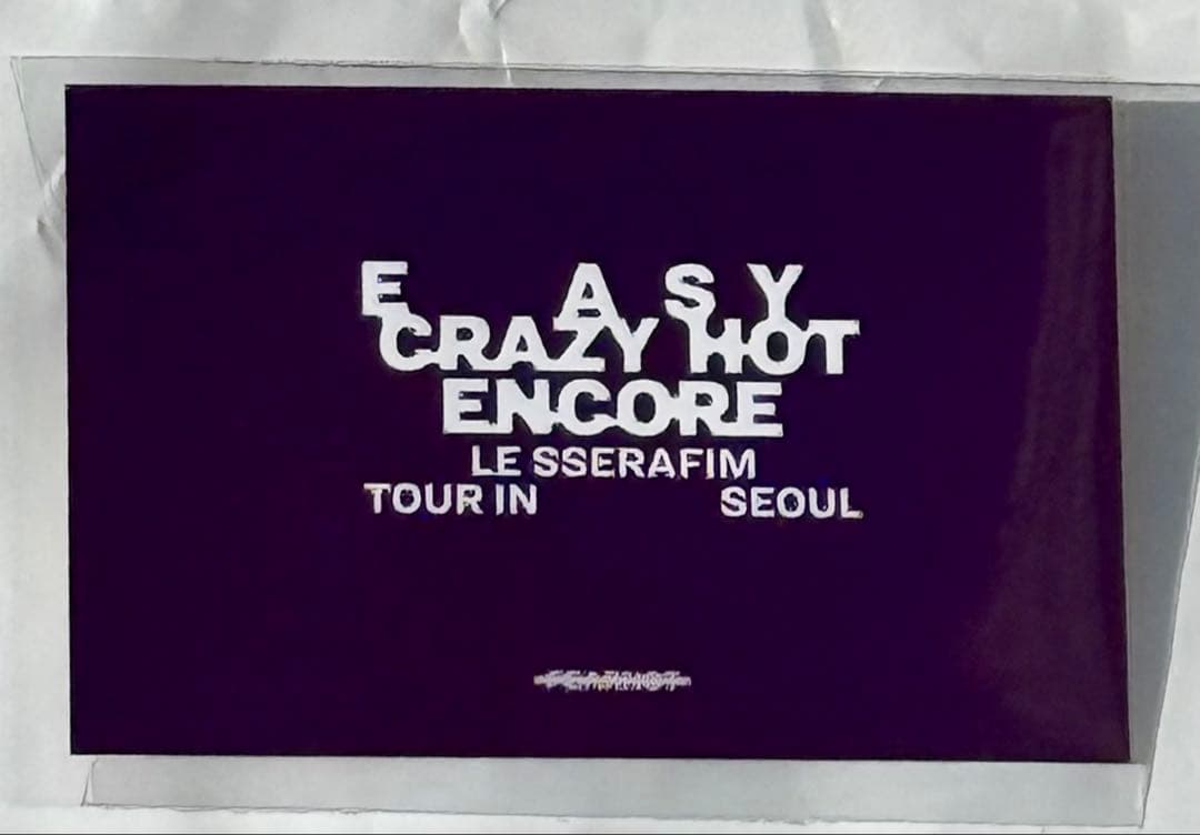 LE SSERAFIM ルセラフィム アンコン ピオナ限定特典トレカ抽選ラキドロ