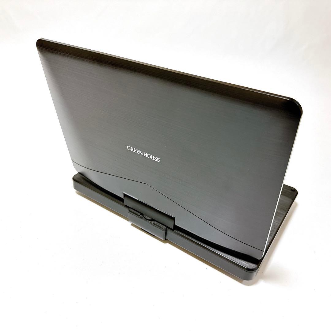 美品 GREEN HOUSE GH-PBD11BC-BK ポータブルプルーレイ