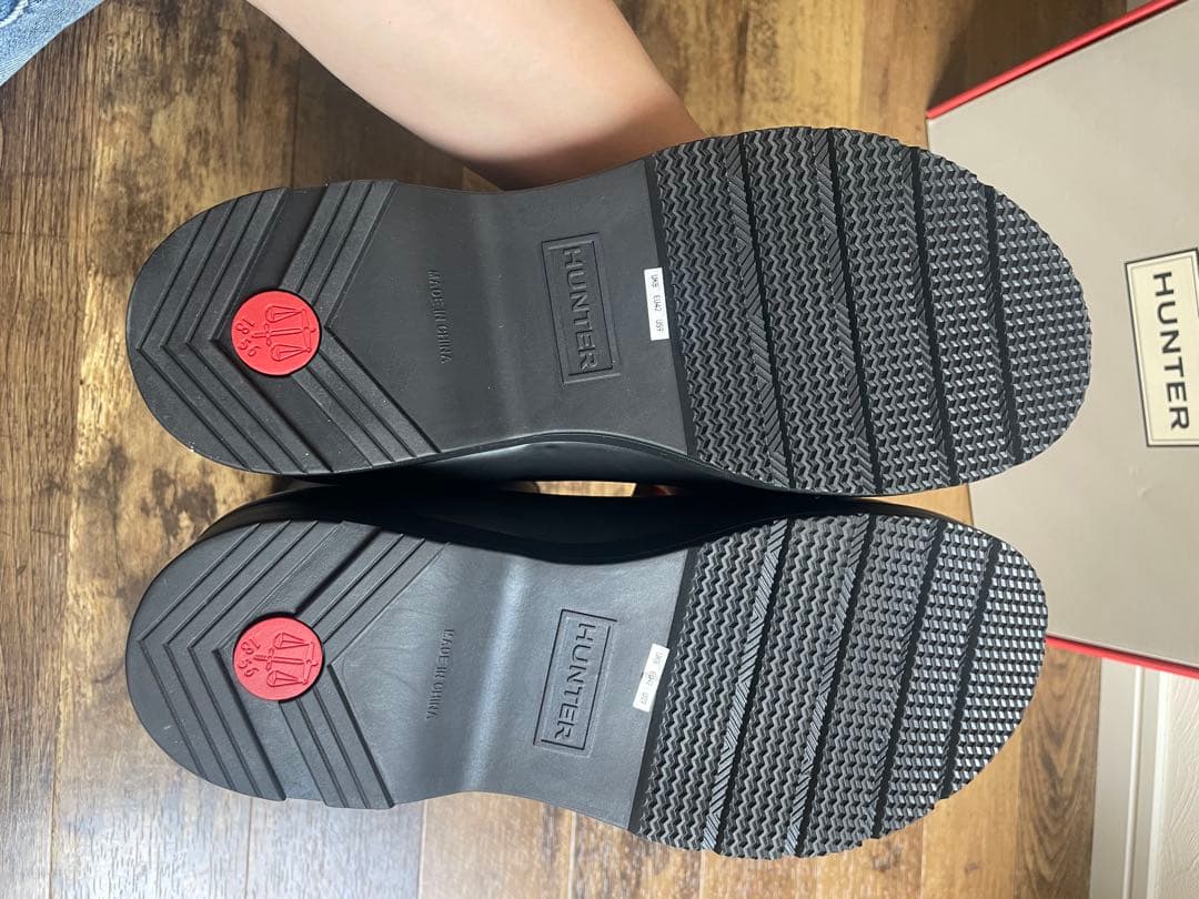 HUNTER ブラック レインブーツ 長靴