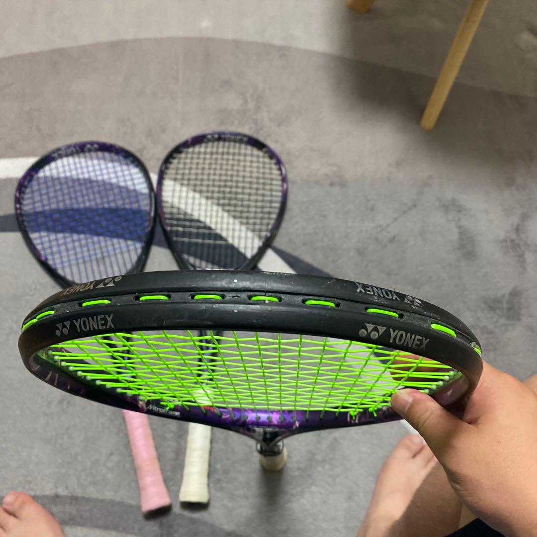 YONEX 軟式テニスラケット 3本セット