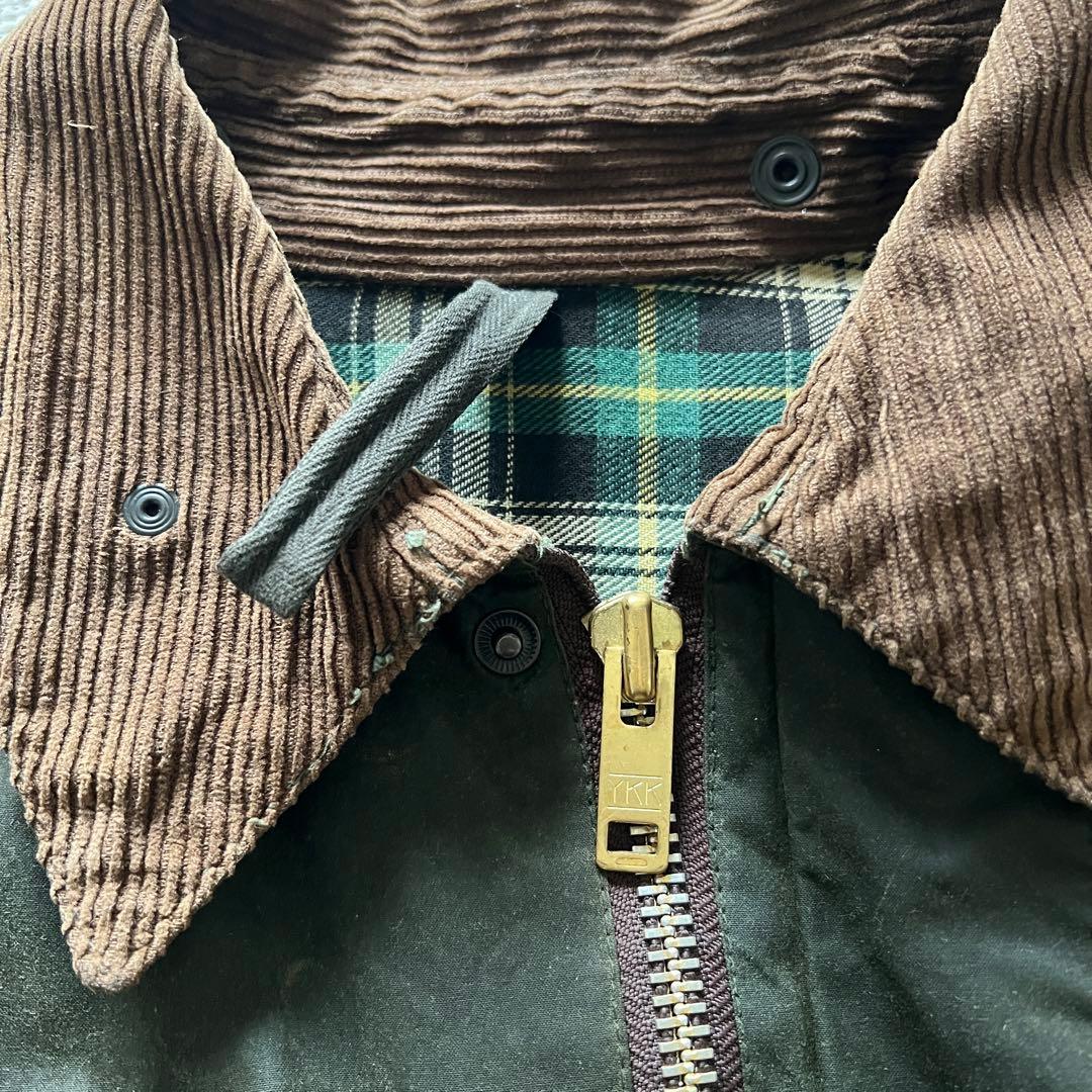 ◎80年代 バブアー ビデイル】YKK 棒ジップ C38-40