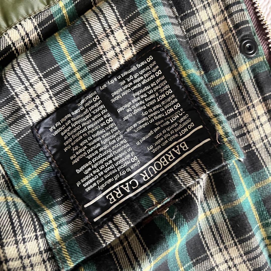 ◎80年代 バブアー ビデイル】YKK 棒ジップ C38-40