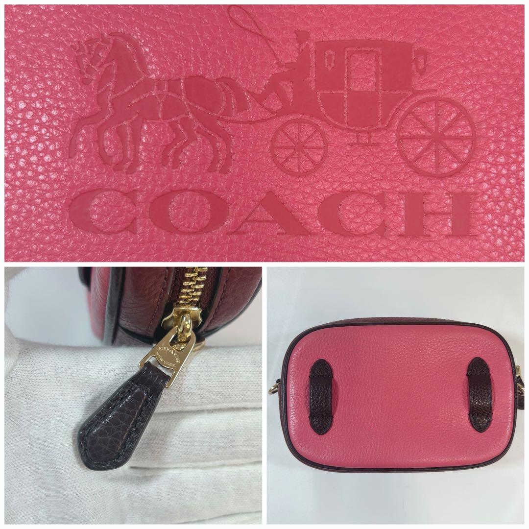 【未使用】コーチ　ショルダーバッグ　ボディバッグ　3way レザー　保存袋付