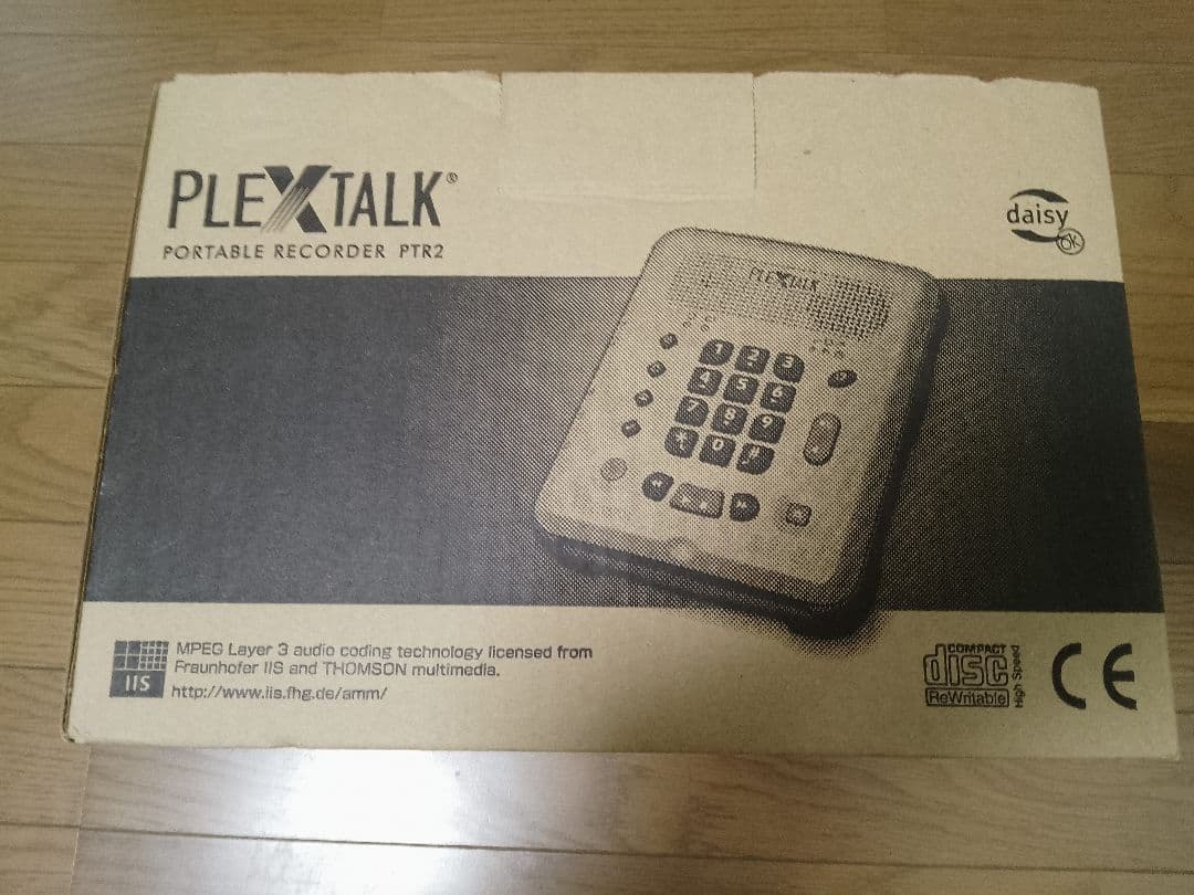PLEXTALK PORTABLE RECORDER PTR2 音声再生デバイス