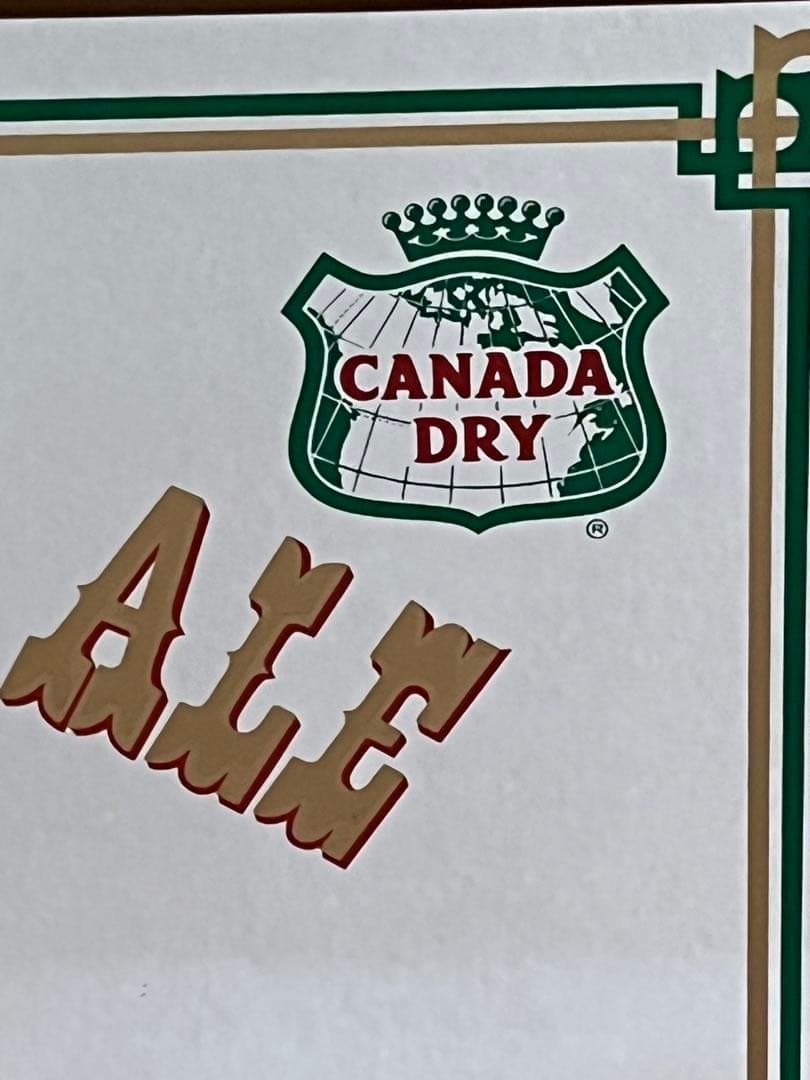 【希少】カナダドライ ジンジャーエール パブミラー 管理A3473 アンティーク