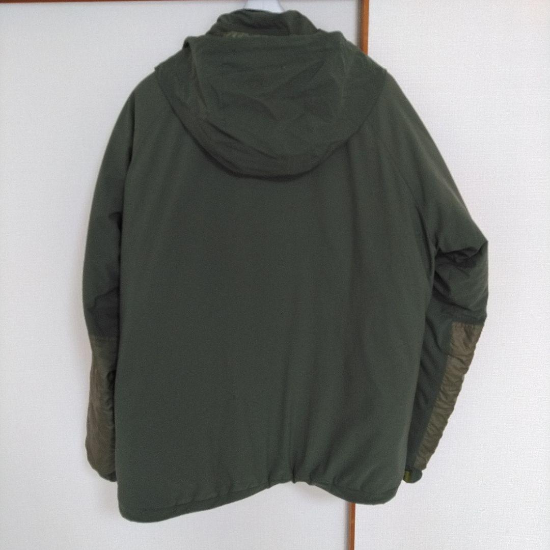 希少40エヌハリウッドecwcsハッピージャケットL深緑プリマロフトLEVEL7