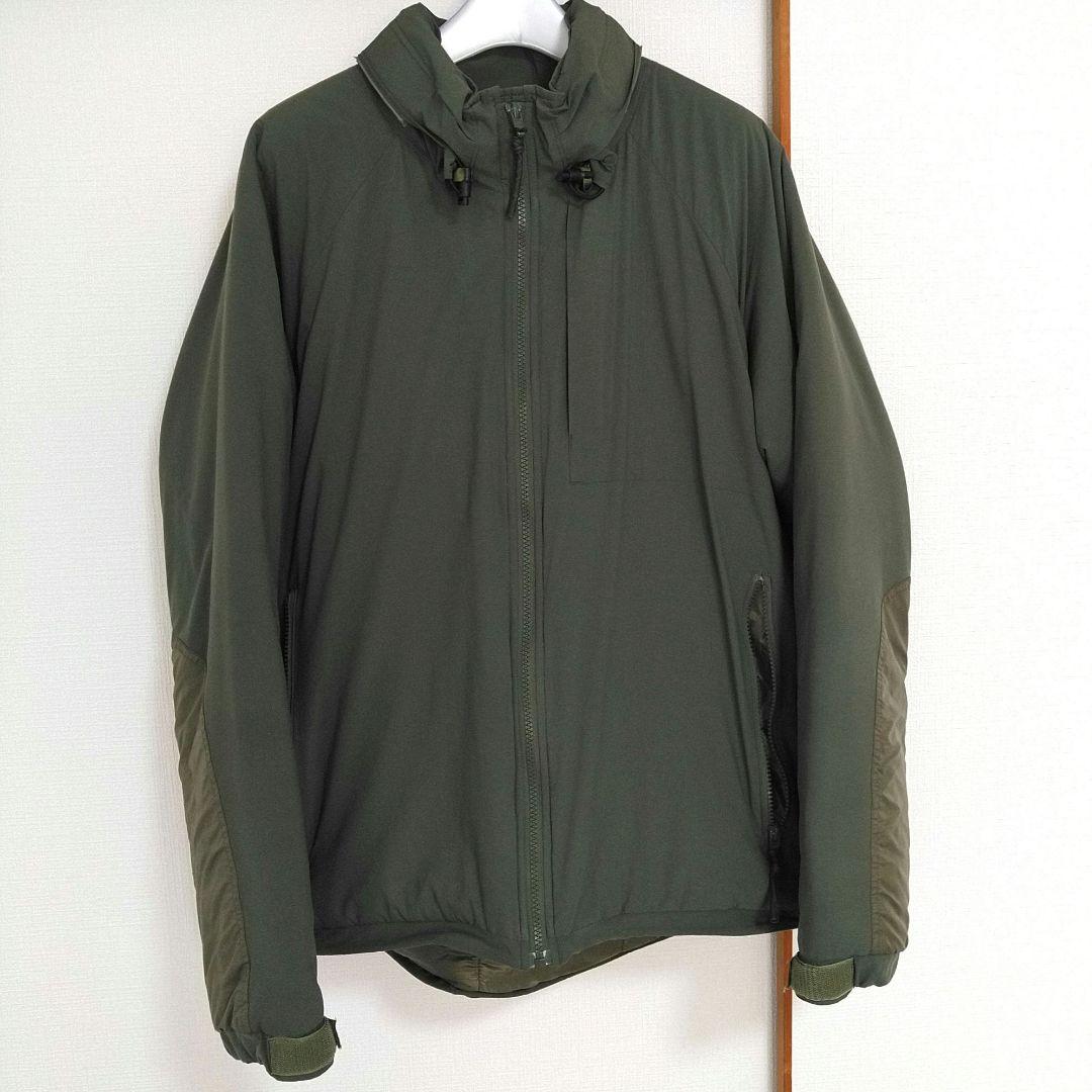 希少40エヌハリウッドecwcsハッピージャケットL深緑プリマロフトLEVEL7