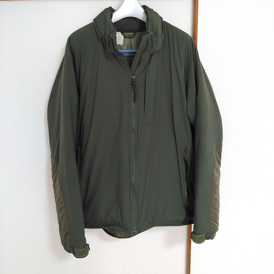 希少40エヌハリウッドecwcsハッピージャケットL深緑プリマロフトLEVEL7
