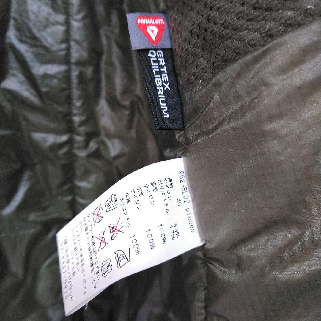 希少40エヌハリウッドecwcsハッピージャケットL深緑プリマロフトLEVEL7