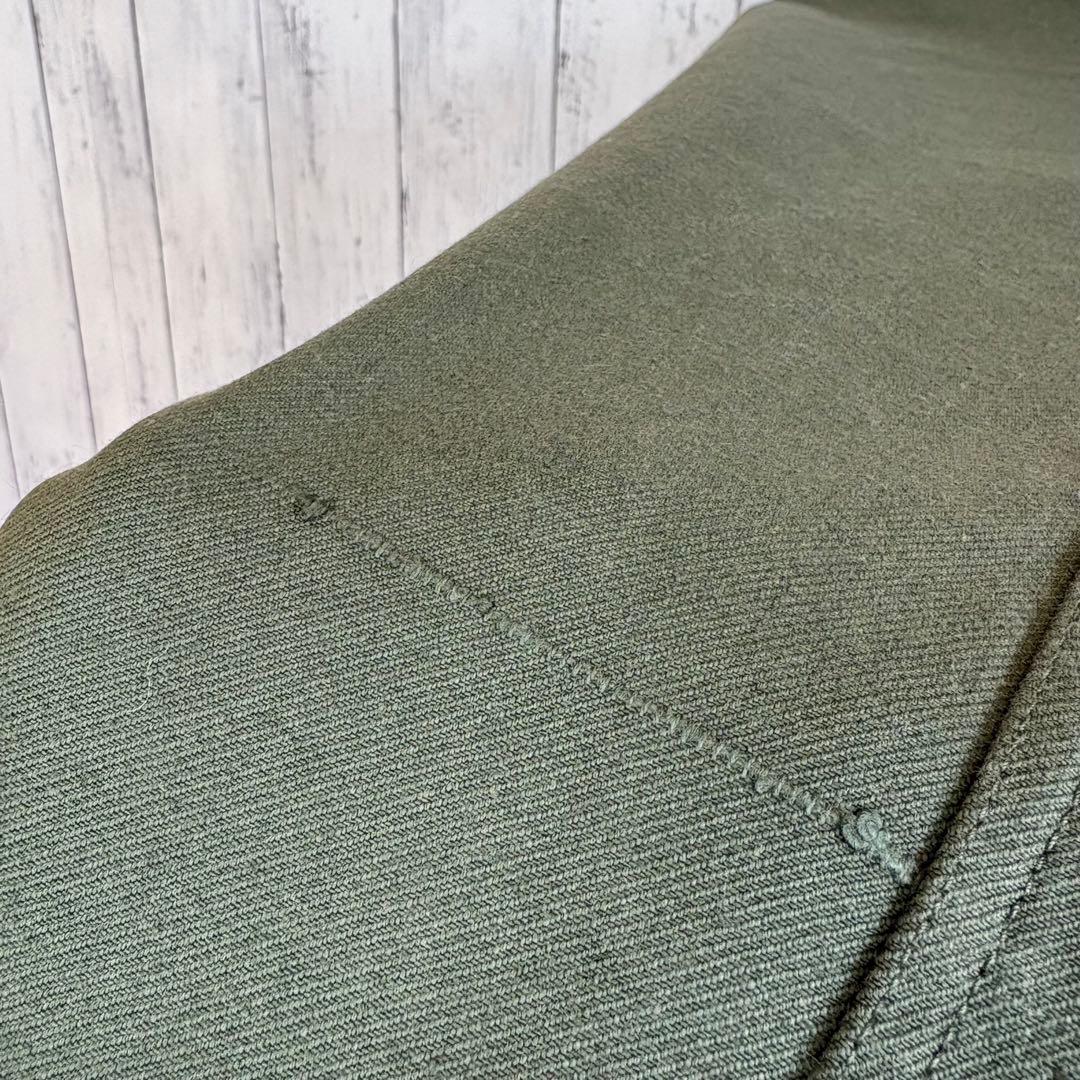 60s フレンチ ホスピタル カバーオール ワークジャケット ユーロワーク L