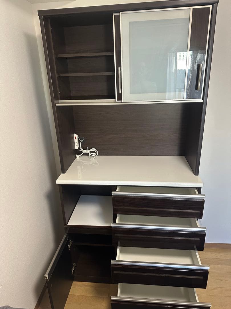 【超美品】キッチンボード ニトリ Nポスティア-2021年製