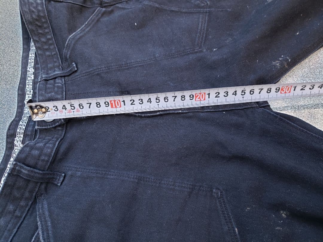 フ*子様 ナンバーナインデニム　ストレッチジーンズ　ダメージペンキ加工　希少サイ