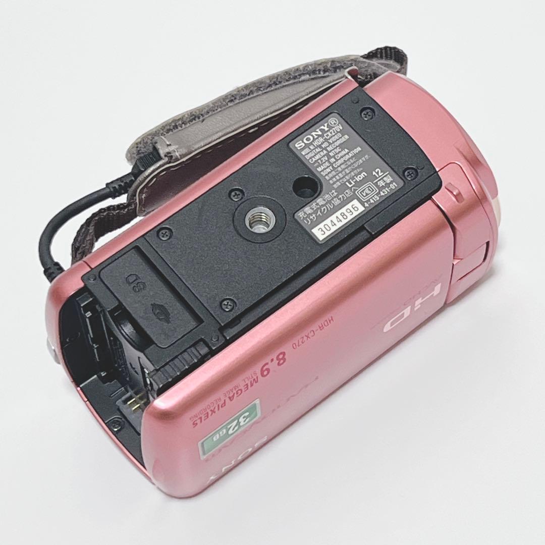 SONY HDR-CX270V ビデオカメラ ピンク デジタルビデオカメラ