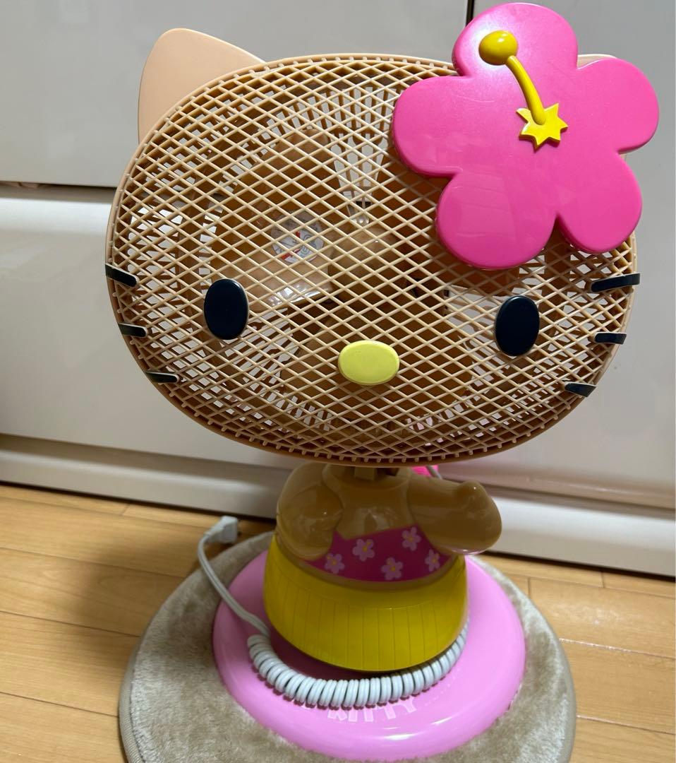 d*9様 【希少品】日焼けハローキティ 扇風機 2004年製 レトロ