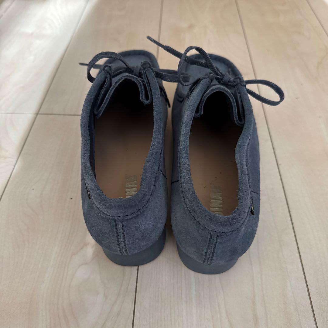 【25.5cm】クラークス ワラビー GORE-TEX ダークグレー