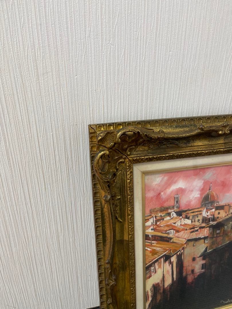 アンティーク絵画　額縁込み