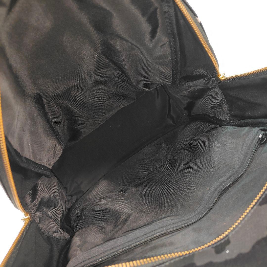 極美品✨GENTIL BANDIT リュック カモフラ ブラック PVC 大容量