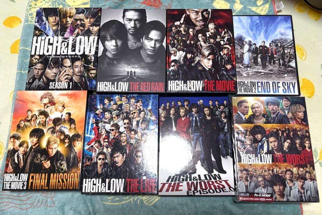 HiGH&LOW HiGH&LOW THE WORST DVDまとめ売り
