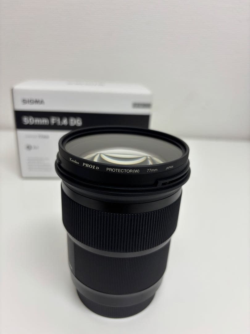 [ほぼ新品]S igma 50mm F1.4 DG EFマウント（UV付き）