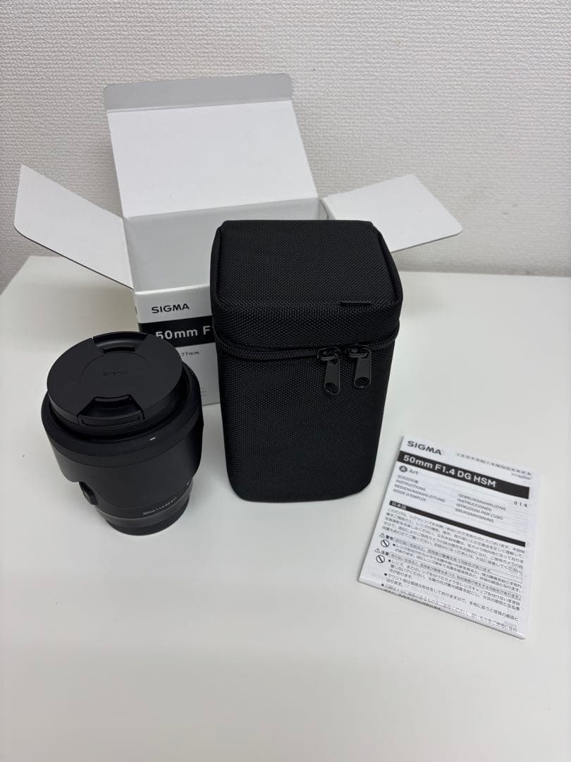 [ほぼ新品]S igma 50mm F1.4 DG EFマウント（UV付き）