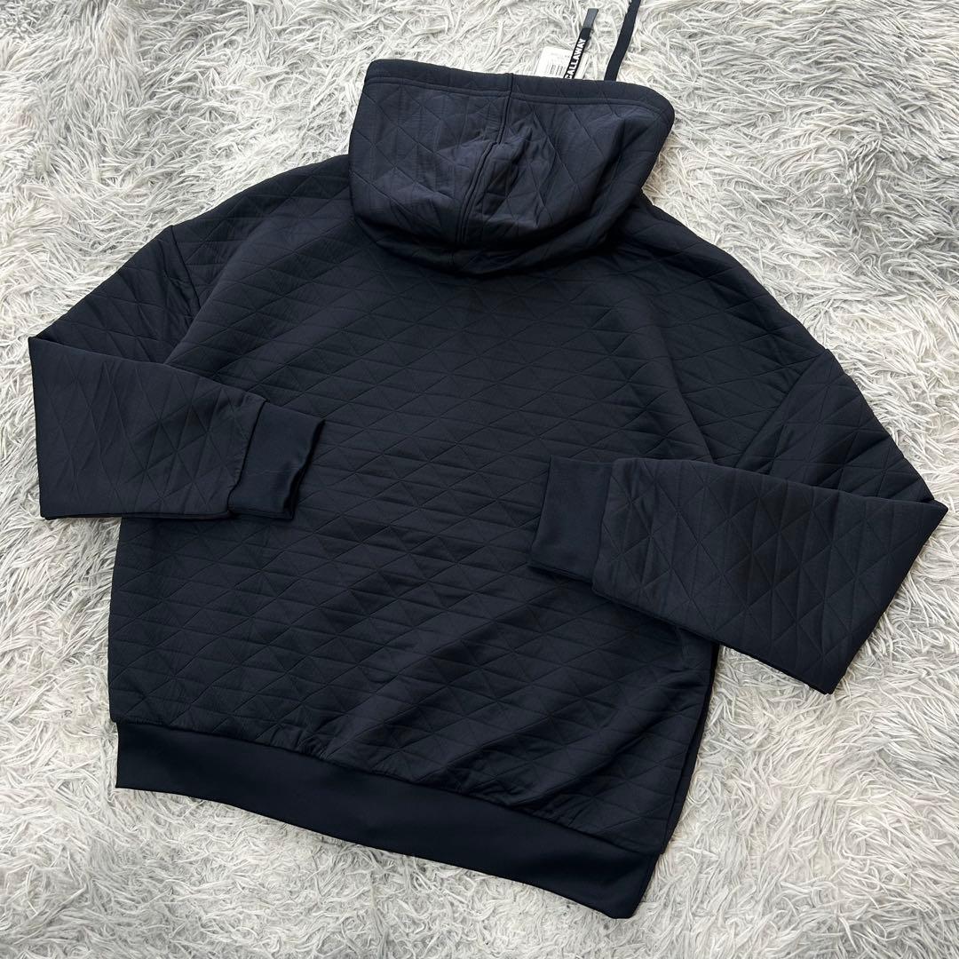 新品　キャロウェイ　パーカー　フーディ　ジャケット　キルト　ネイビー　Mサイズ