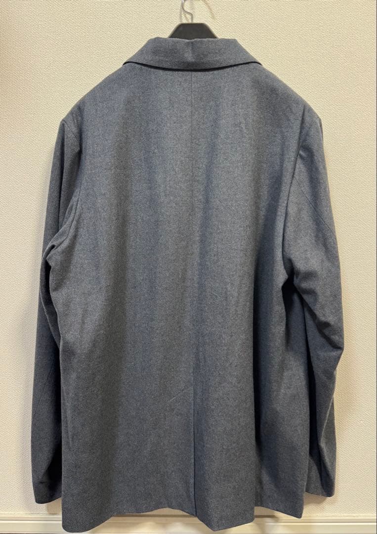 ATON ウールフランネル グレー ジャケット サイズ04