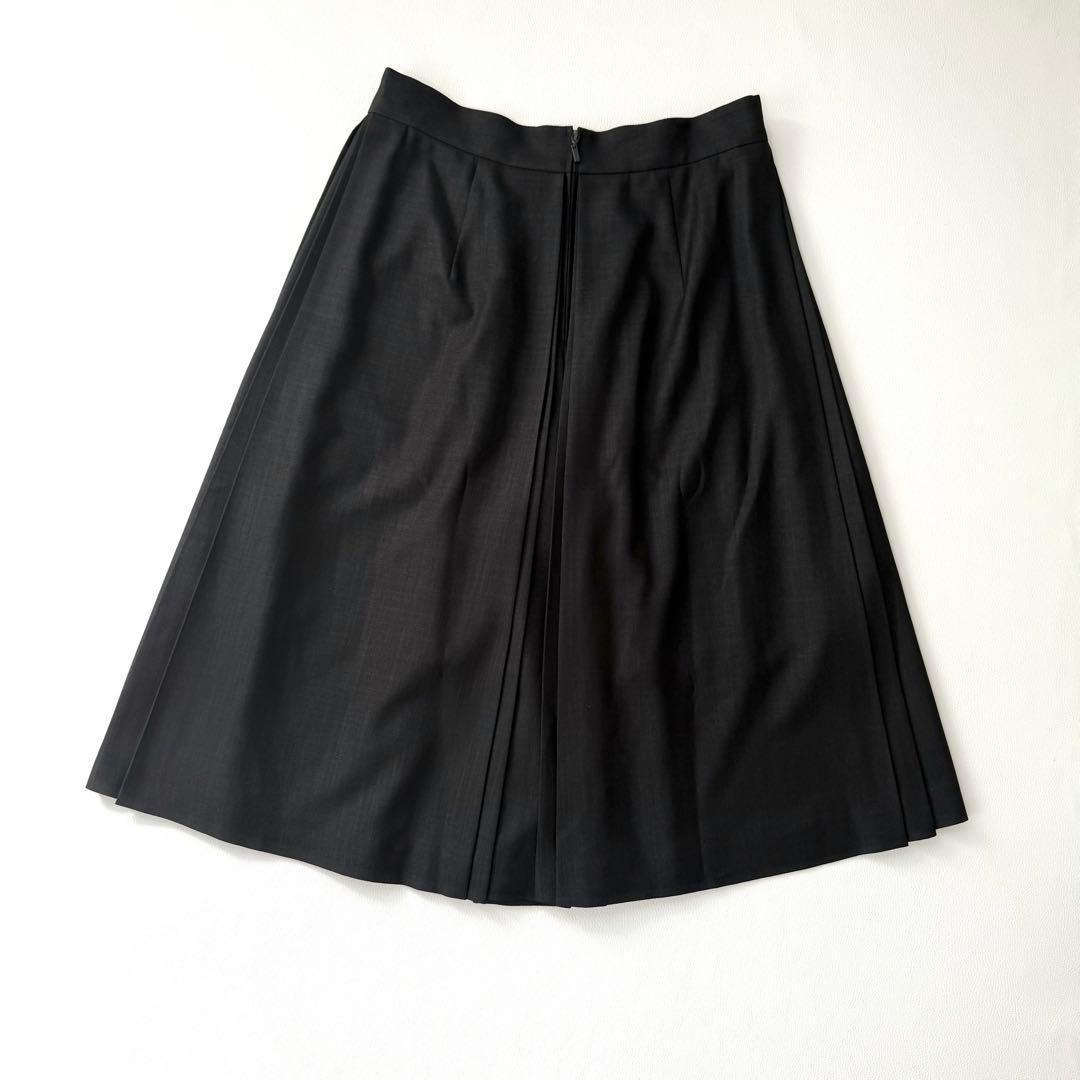 フォクシーニューヨーク　ワイドパンツ　プリーツスカート　ダークグレー　L