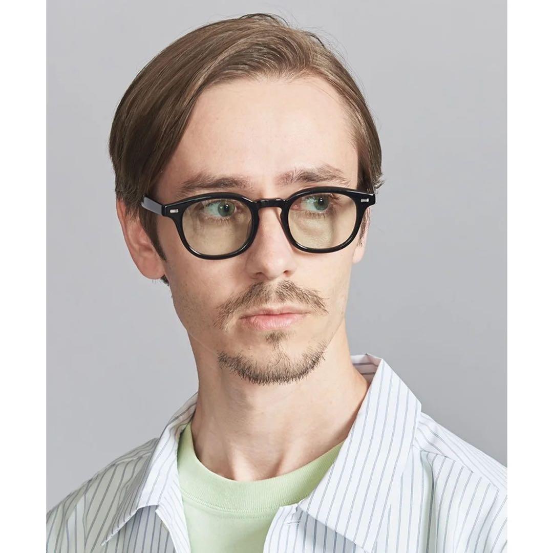 金子眼鏡 ユナイテッドアローズ john サングラス 黒縁 メガネ カラーレンズ