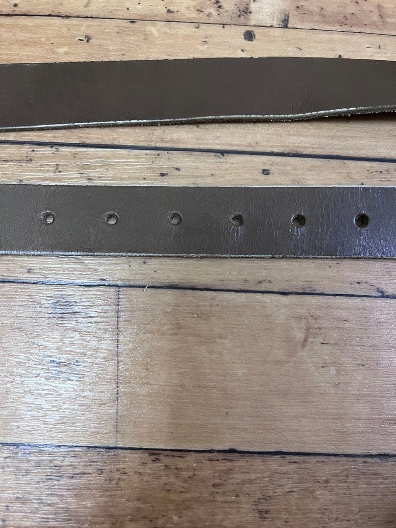 【美品】ウィムガゼットwhim gazette カーフレザーベルト２本セット