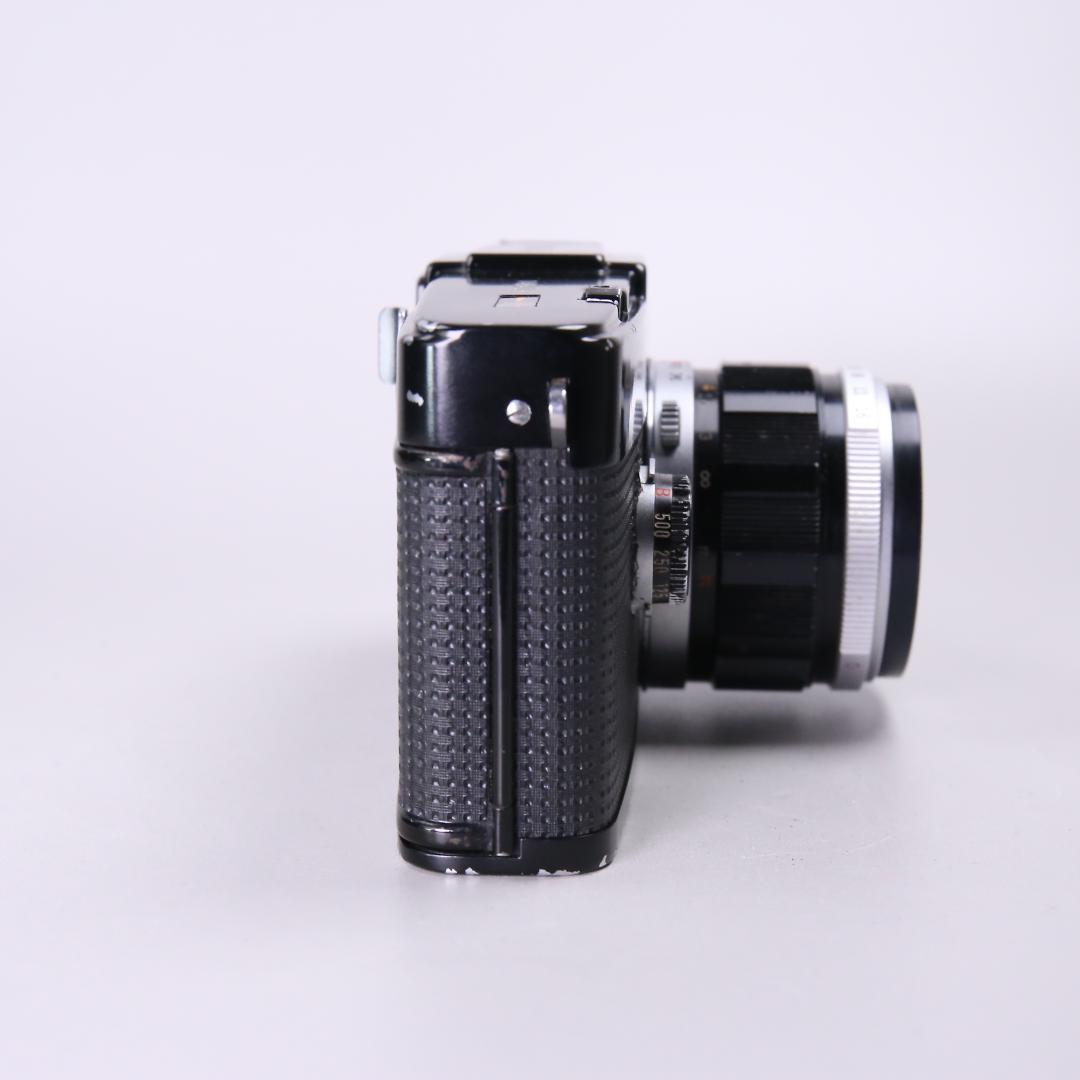 ☆良品☆OLYMPUS PEN F 40mm F1.4　花文字ブラック　＃507