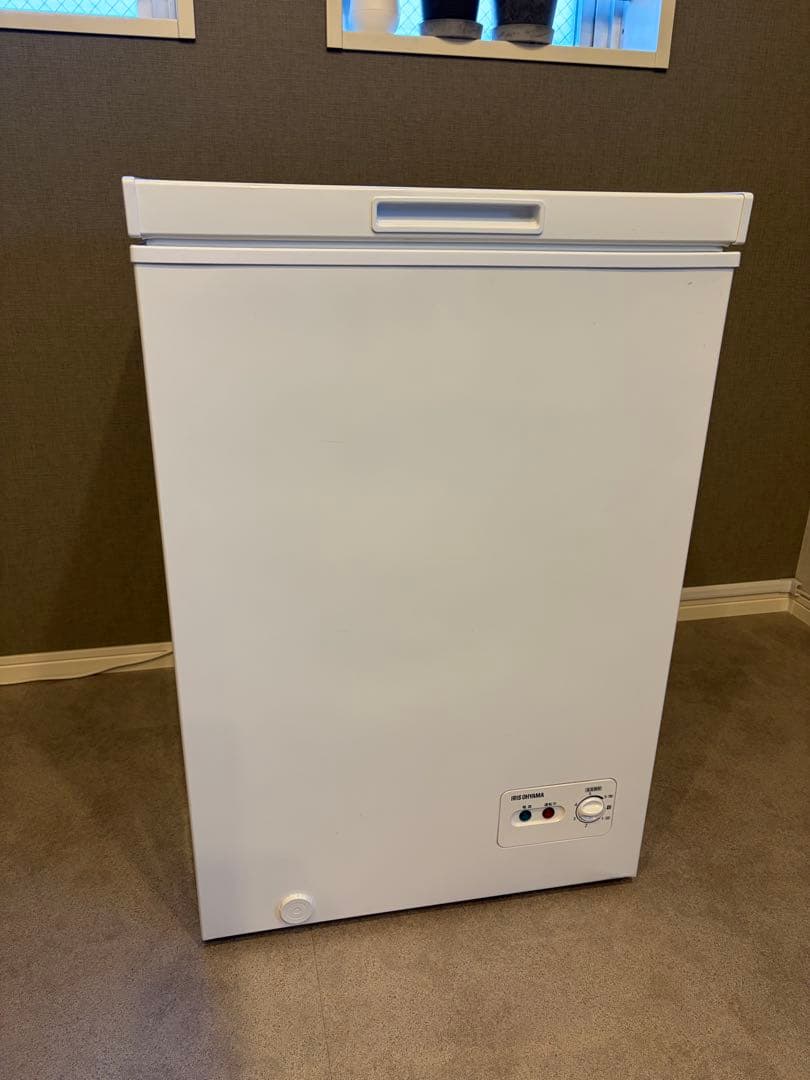 アイリスオーヤマ PF-B100TD-W 冷凍庫ストッカー 100L